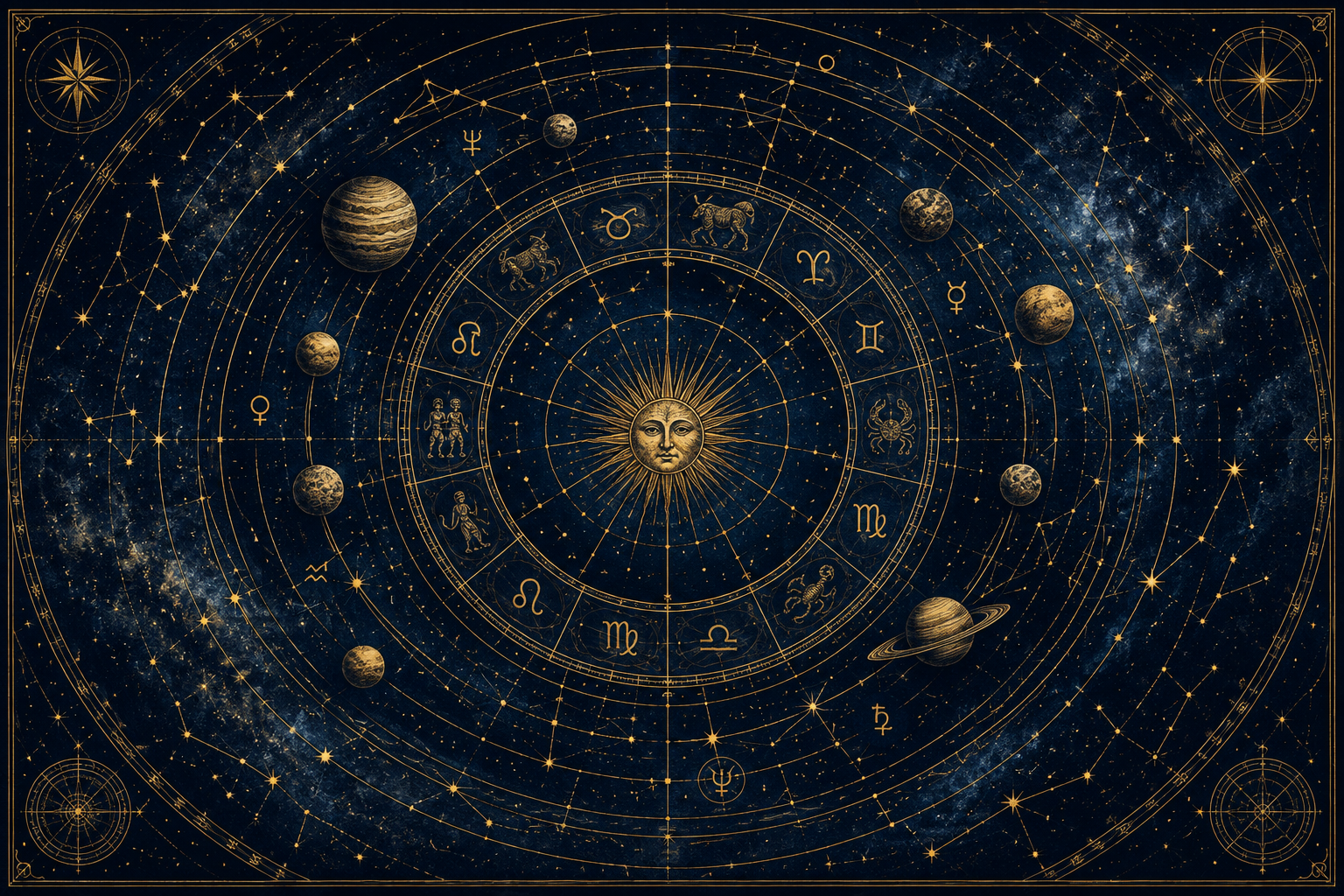 Astrologie verstehen – Geburtshoroskop, Sternzeichen und Planeten
